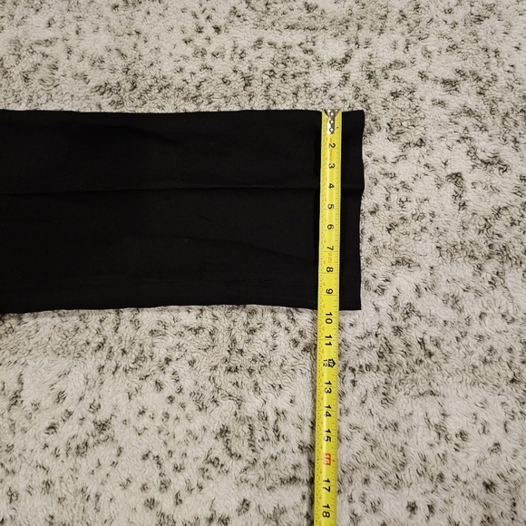 Talbots SZ 18W Black Linen Blend Heritage Flat Front Straight Leg Lined Pants - Picture 12 of 13